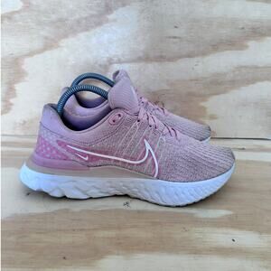 Nike -React Infinity Run Flyknit 3 -Running Shoes -Pink -Women's -9 - DD3024-600